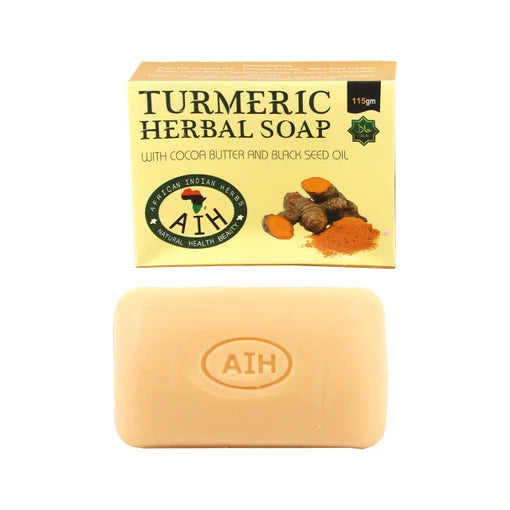 African Indian Herbs Turmeric Herbal Soap 115 gm