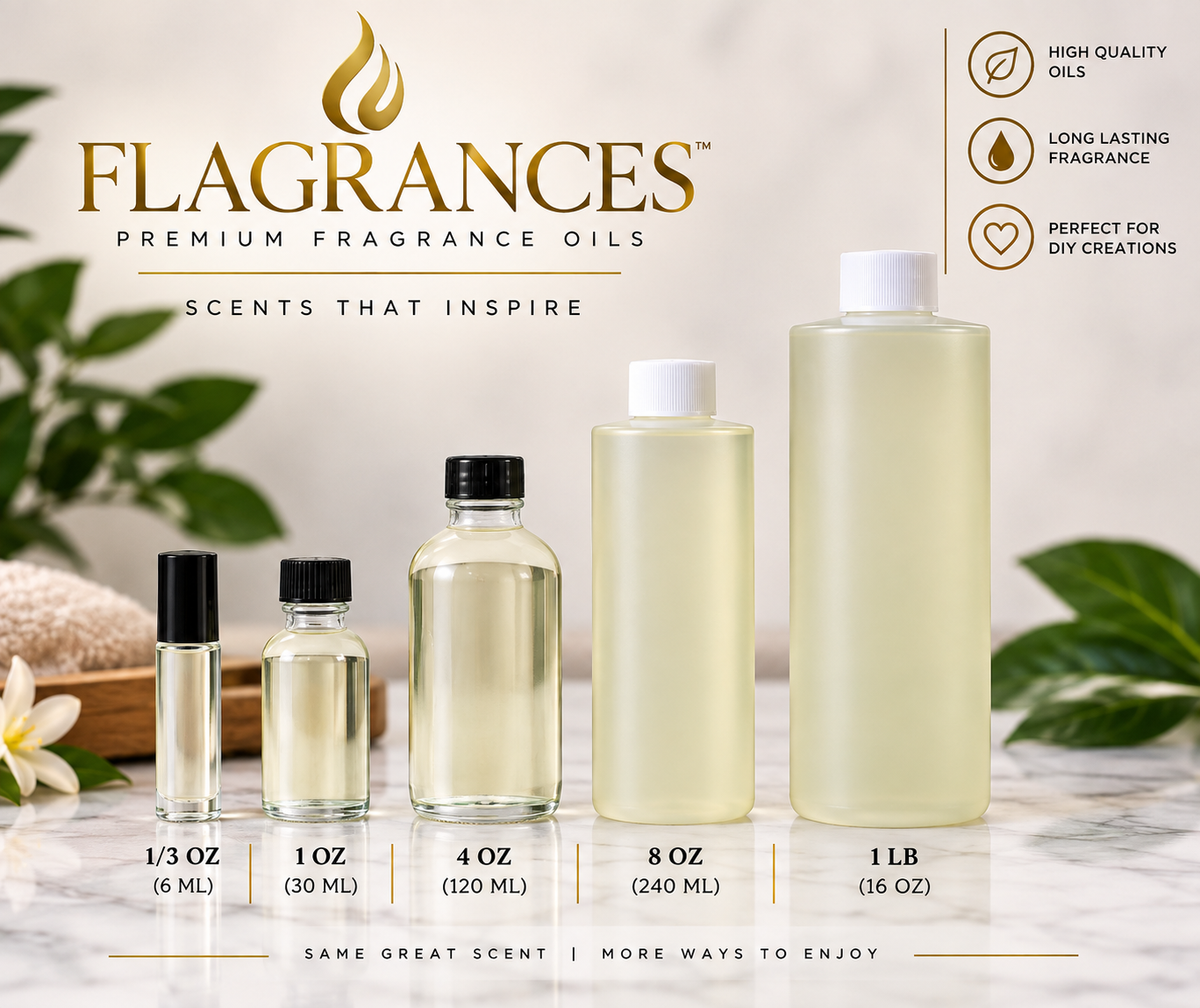 FLAGRANCES fragrance oil sizes