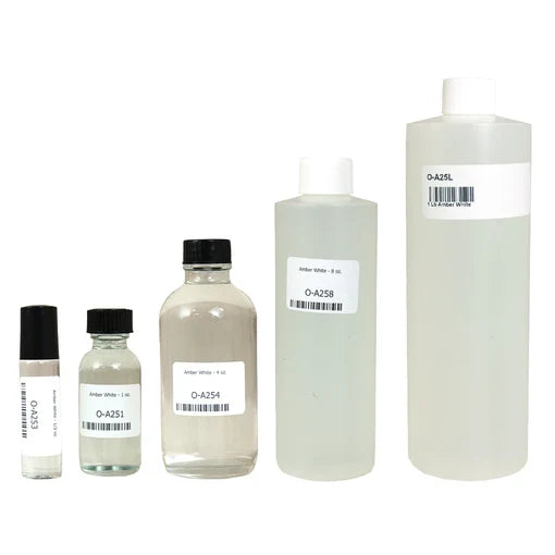 Amber White fragrance oil in multiple sizes
